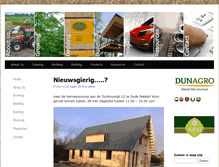 Tablet Screenshot of dunagro.nl